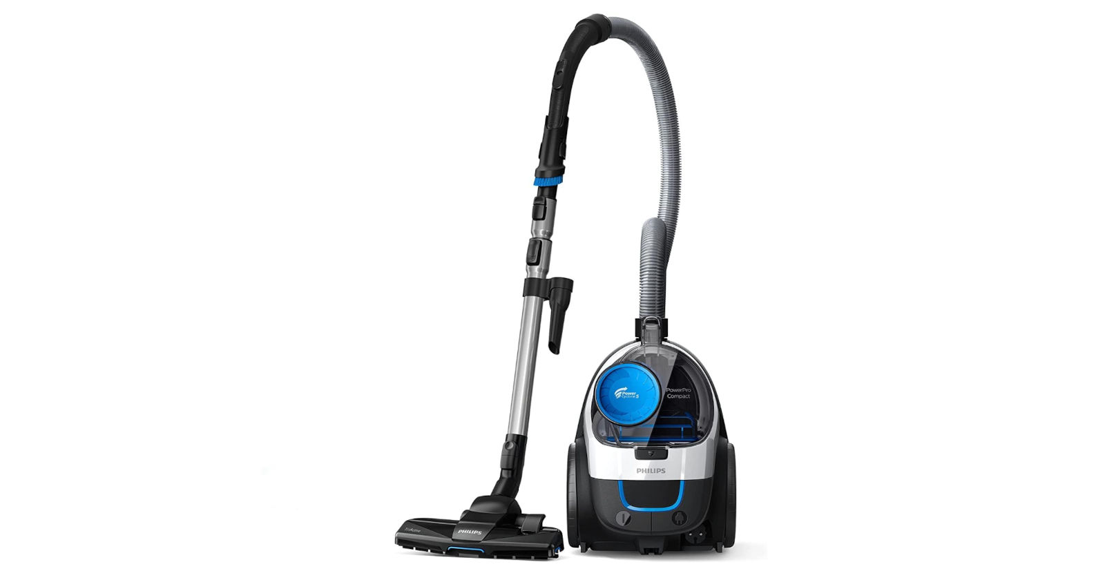 Test Philips PowerPro Compact Série 3000, Un aspirateur philips sans sac dotée d'une puissance cyclonique